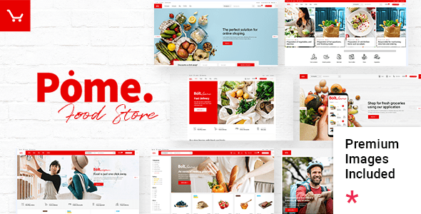 Pome - Food Store & Grocery Marketplace WordPress Theme - Shop.Vyeron.com