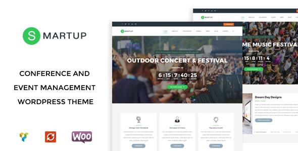 Smart Up - Conference & Event Management WordPress Theme - Shop.Vyeron.com