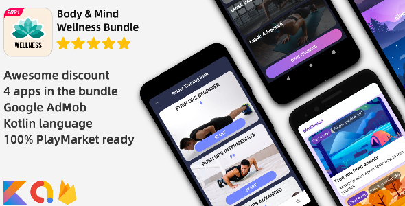 Body And Mind Wellness Android Apps Bundle - Shop.Vyeron.com