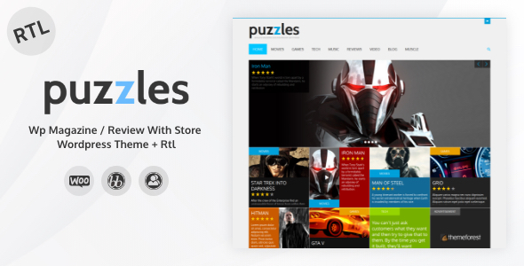 Puzzles | WP Magazine / Review with Store WordPress Theme + RTL - Shop.Vyeron.com